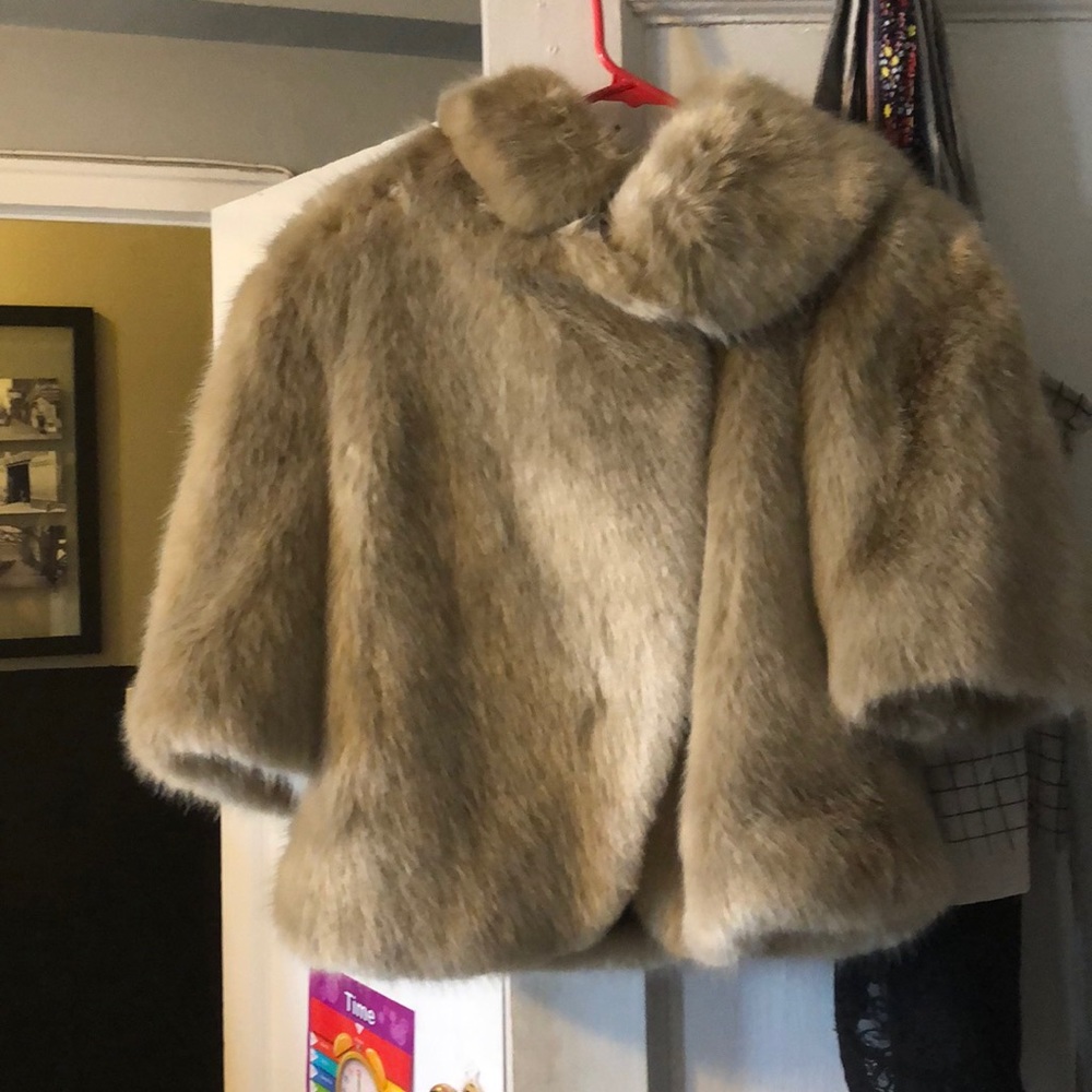 Ted baker faux fur shawl/wrap